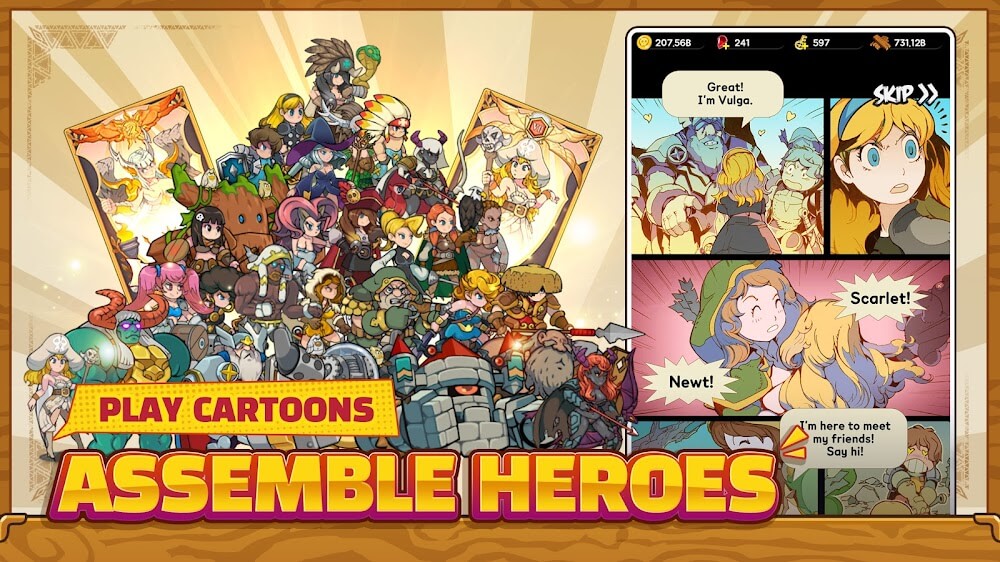 Vahn's Quest v1.11.2346 MOD APK (Damage, Defense Multiplier, God Mode)