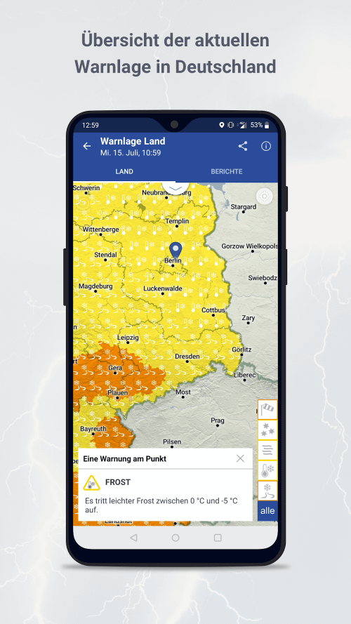 WarnWetter v5.3.0 MOD APK (Premium Unlocked)