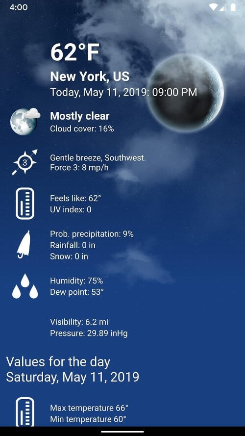 Weather XL PRO v1.5.8.8.wear MOD APK (Premium Unlocked)