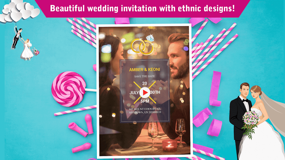 Wedding Invitation Maker v35.0 MOD APK (Premium Unlocked)