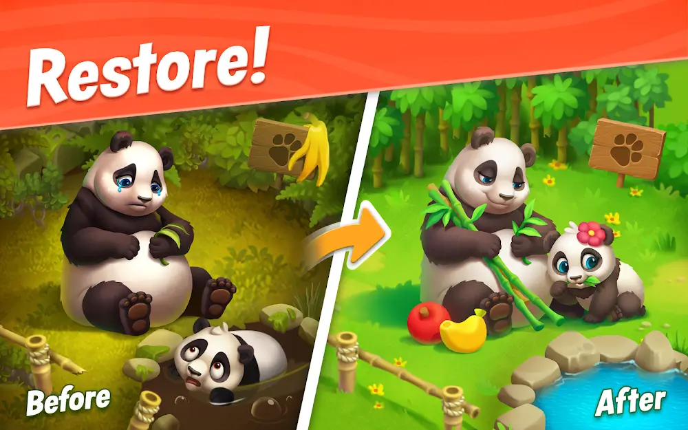 Wildscapes MOD APK v2.4.0 (Unlimited Money)