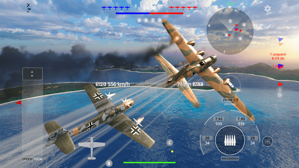 Wings of Heroes v2.2.1 MOD APK (No Reload, Cooldown)
