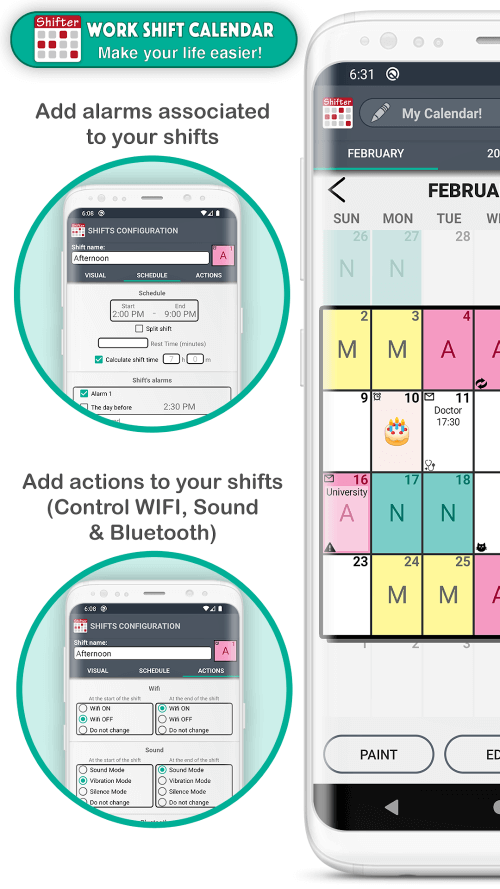Work Shift Calendar v2.0.7.8 MOD APK (Premium Unlocked)