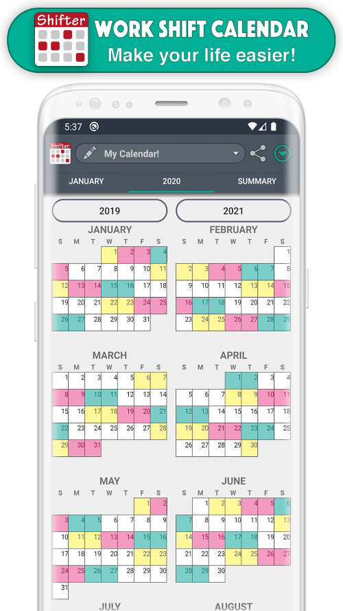 Work Shift Calendar v2.0.7.8 MOD APK (Premium Unlocked)