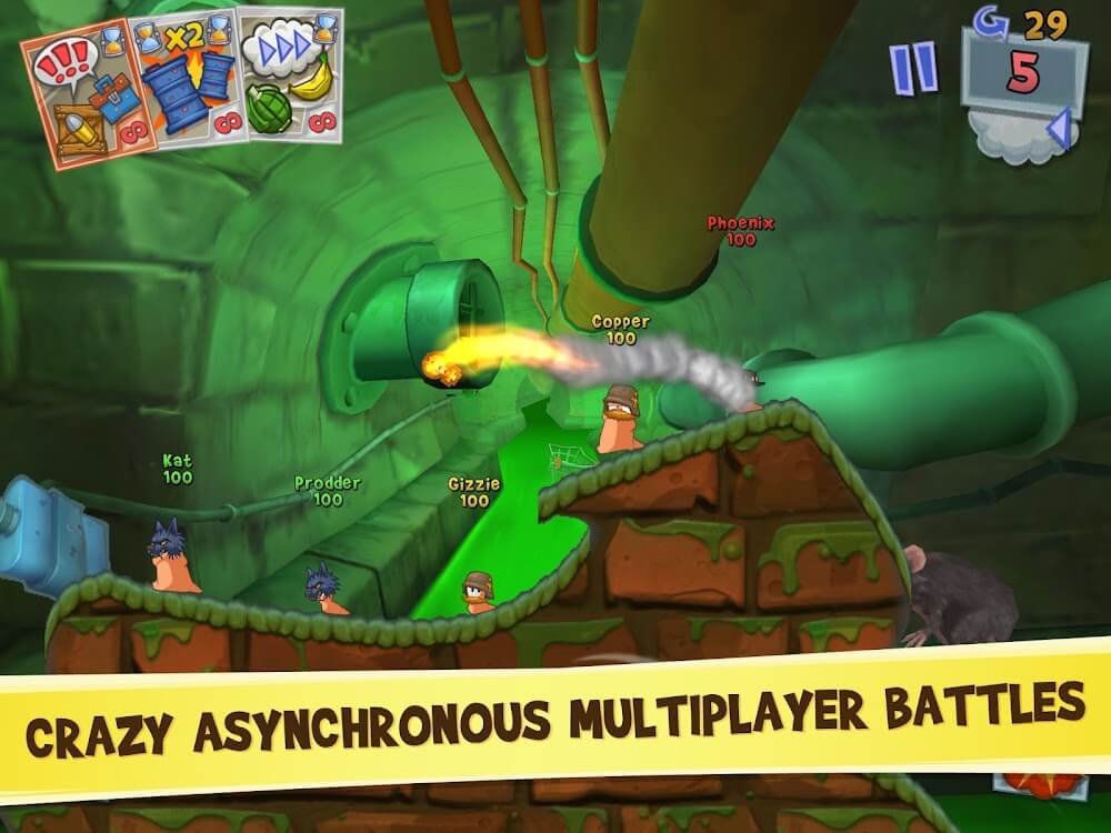 Worms 3 v2.1.705708 MOD APK (Unlimited Money, Unlocked)