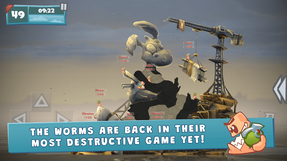 Worms W.M.D: Mobilize v1.2.809093 APK (Full Game)