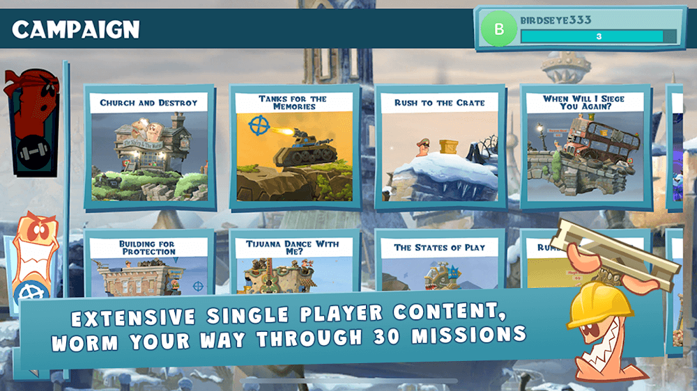 Worms W.M.D: Mobilize v1.2.809093 APK (Full Game)