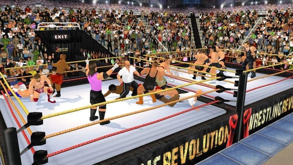 Wrestling Revolution 3D MOD APK v1.740.64 (Pro version Unlocked)