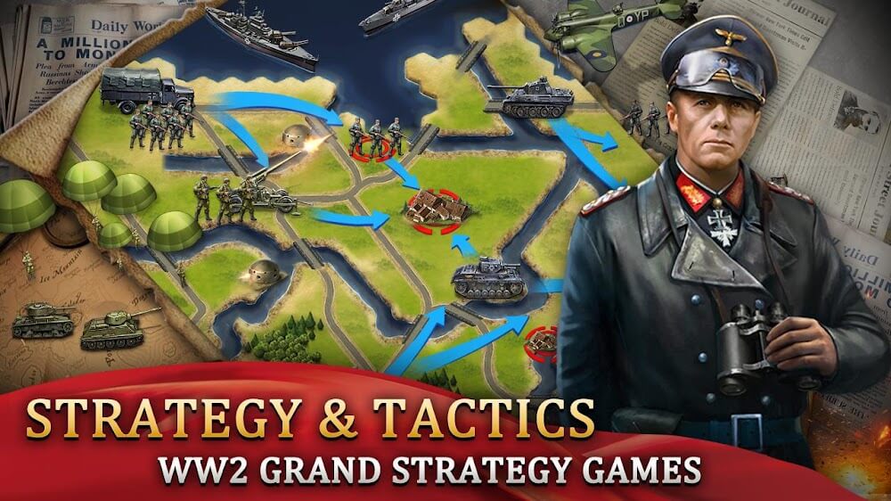 WW2: Strategy & Tactics v1.0.7 MOD APK (Unlimited Money/Medals)