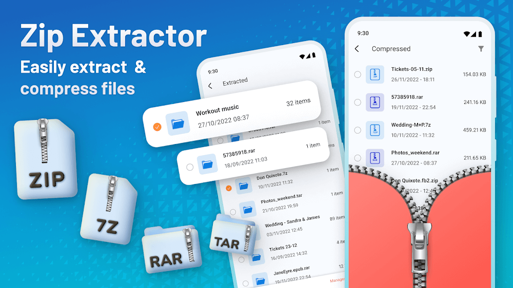 Zip Extractor  v3.3.4 MOD APK (Premium Unlocked)