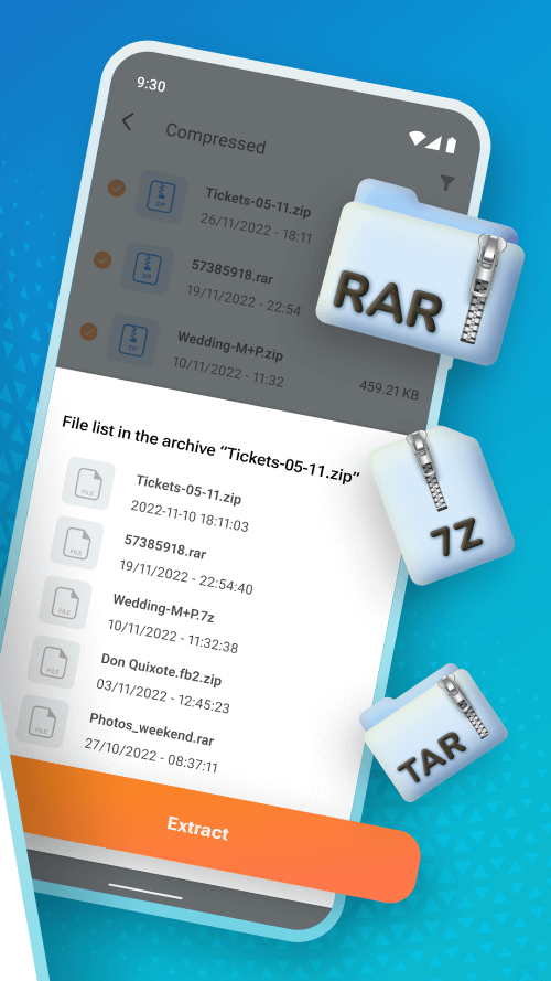 Zip Extractor  v3.3.4 MOD APK (Premium Unlocked)