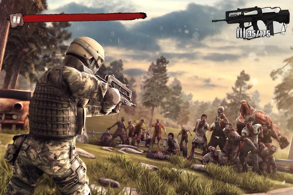 Zombie Frontier 3 v2.65 MOD APK (Unlimited Money, One Hit, God Mode)