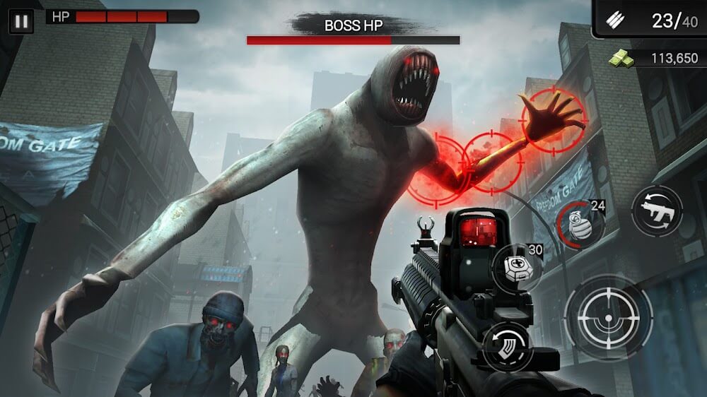 Zombie Shooting D-Day2 v1.1.9 MOD APK (Menu: Unlimited Gold, Unlimited Ammo)
