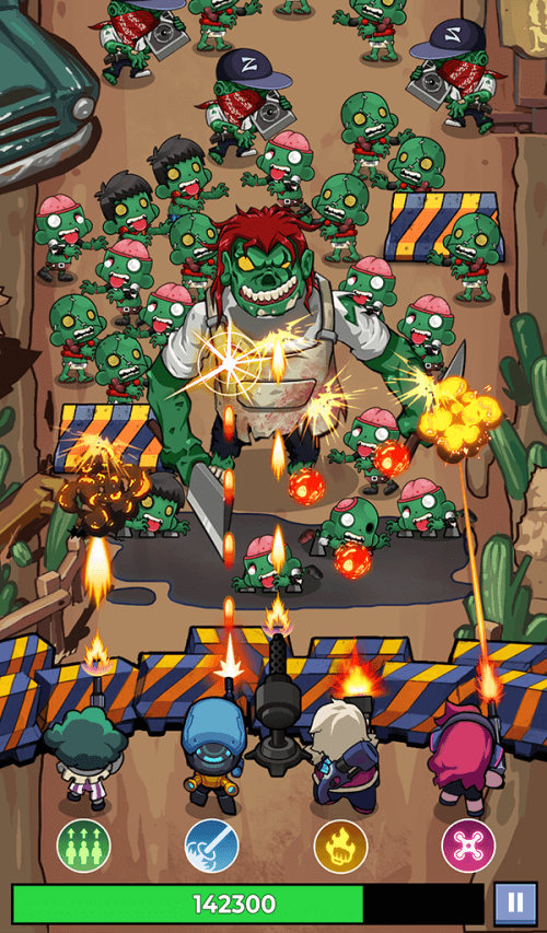 Zombie Survival: Idle Defense v1.3.6b1 MOD APK (One Hit, God Mode, Money)