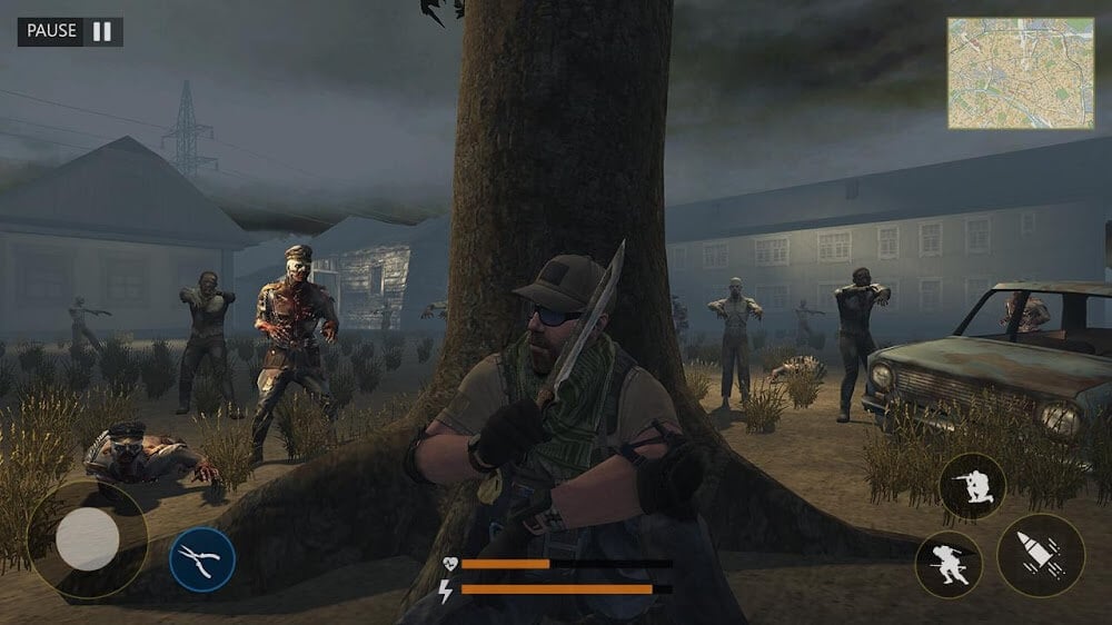 Last of Zombie: Real Survival Shooter 3D v1.2.0 MOD APK (God Mode, Dumb Enemy)