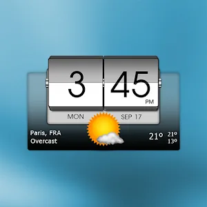 3D flip clock & weather v9.01.0 MOD APK (Premium Unlocked)