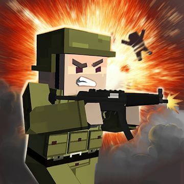 Block Gun v1.10.21 MOD APK (Unlimited Money, Dumb Enemy)