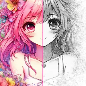 Draw Anime Sketch v4.0 MOD APK (Premium Unlocked)
