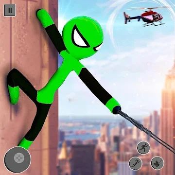 Flying Stickman Rope Hero v2.9 MOD APK (Speed Game)