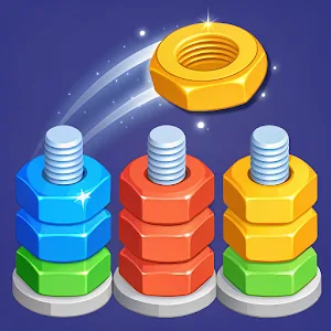 Nuts Color Sort v1.22.0 MOD APK (Menu, Unlimited All)