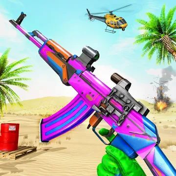 Real Commando Fps Shooting v1.24 MOD APK (Dumb Enemy)