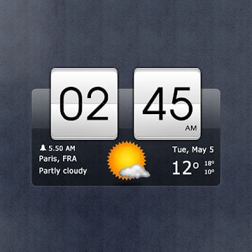 Sense Flip Clock & Weather v7.50.0 MOD APK (Premium Unlocked)