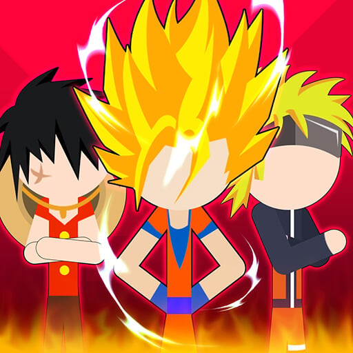 Super Stick Fight AllStar Hero v4.5 MOD APK (One Hit, God Mode, Unlimited Card)