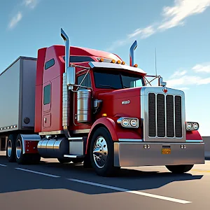 Truck Simulator Big Rigs v1.5.7 MOD APK (Free Purchases, Unlimited Money)