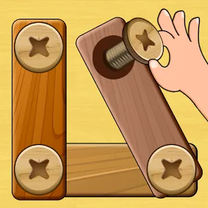 Wood Nuts & Bolts Puzzle v12.9 MOD APK (Unlimited Money)