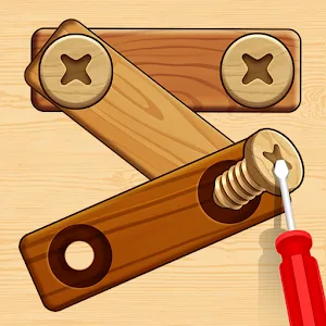Wood Screw Puzzle v6.0.0 MOD APK (Menu, Unlimited Money, Tickets, No ADS)