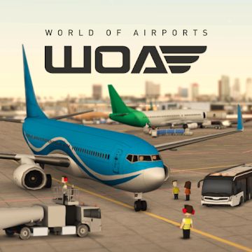 World of Airports v1.50.5 MOD APK + OBB (All Airports, Planes Unlocked)