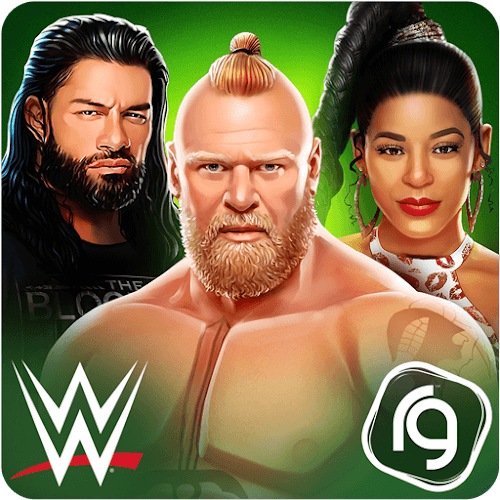 WWE Mayhem v1.98.118 MOD APK (One Hit, God Mode, Money, NoBan)